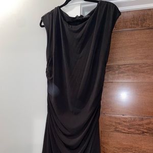 Ann Taylor black jersey dress size 14